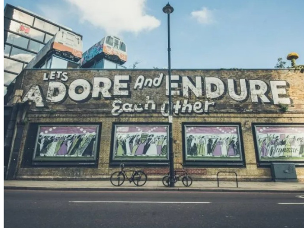 London’s Hidden Warehouse Venue with Rooftop Train Carriages